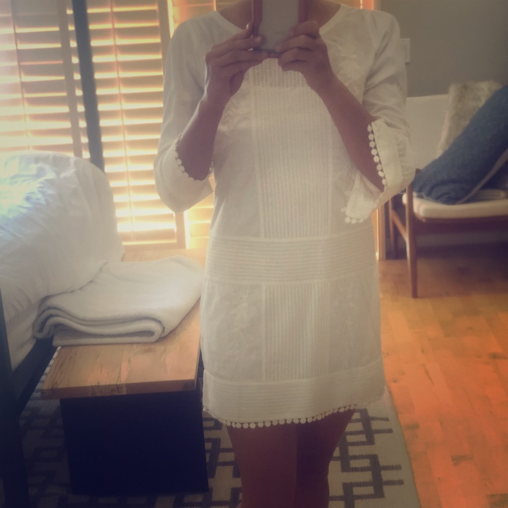 PAM & GELA modern vintage white dress P
